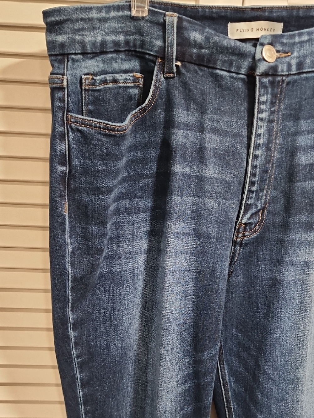 Flying Monkey Dark Blue Denim Jeans - Picture 3 of 8